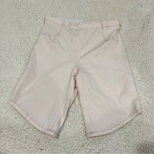 fabletics pink bike shorts size small
